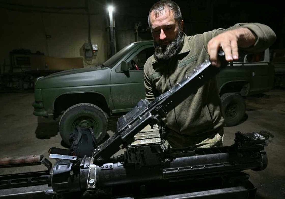 Sergey Bondarenko is a local leader of the territorial defence, a unit of the Ukrainian army Sergey Bondarenko is a local leader of the territorial defence, a unit of the Ukrainian army