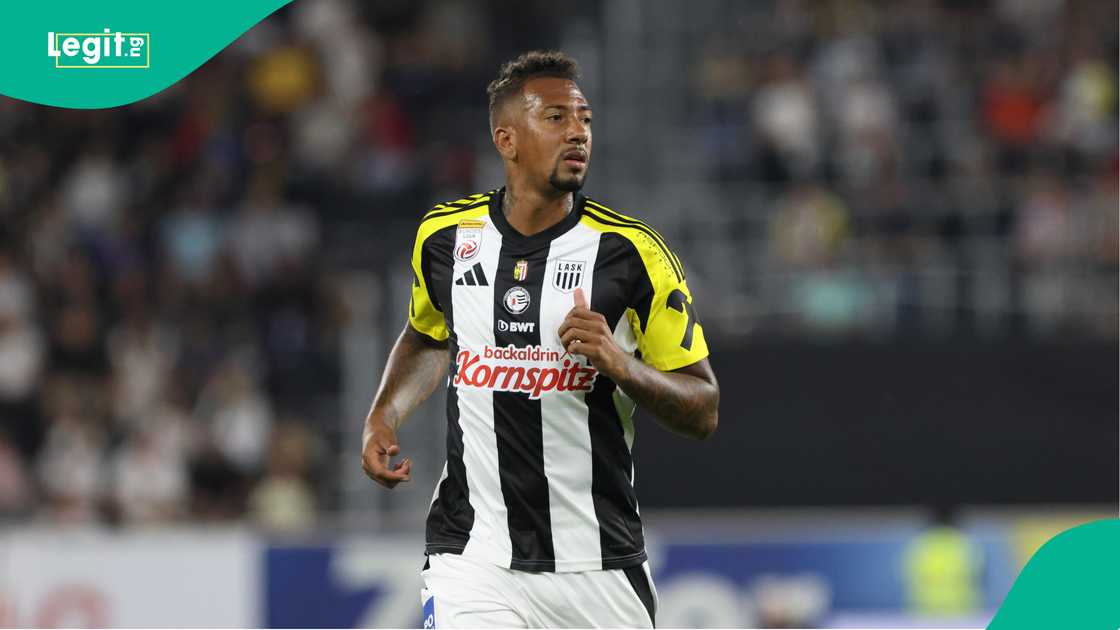 Jerome Boateng, LASK, FCSB Bucharest, Oberoesterreich Arena, UEFA Europa League, Austria.