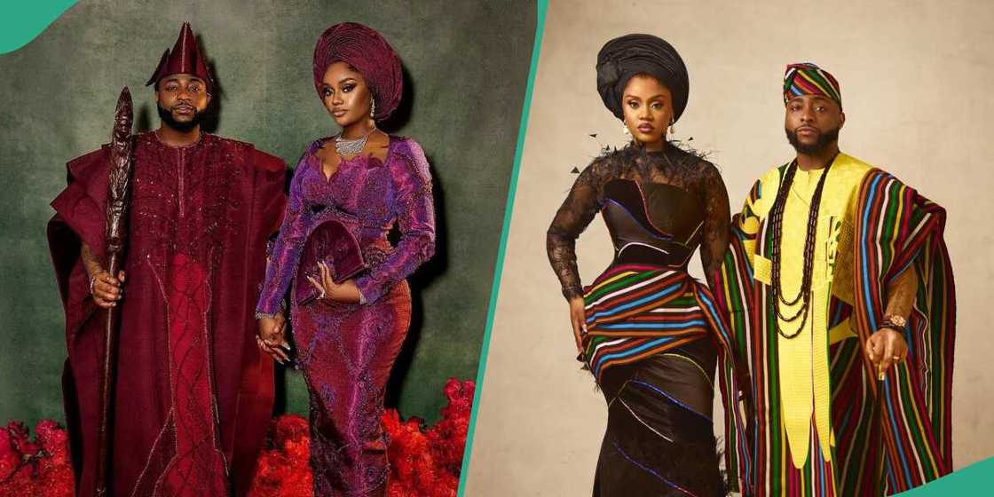 David and Chioma rock traditional outfits David and Chioma rock traditional outfits