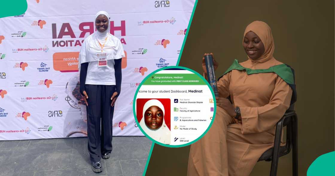 Fisheries graduate goes viral after photo of her final result surfaced.