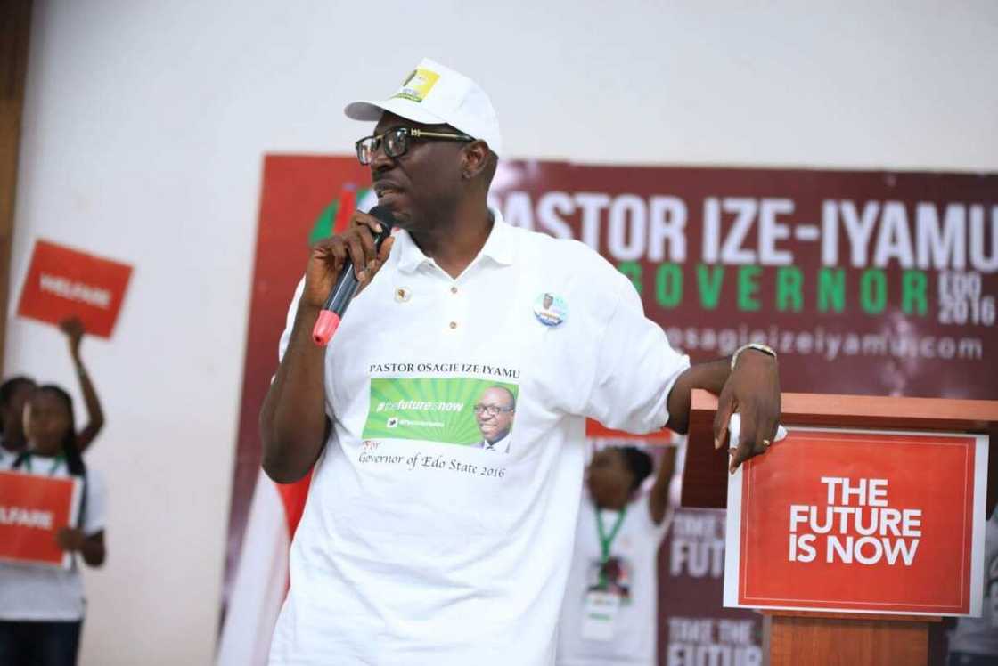Edo 2020: Obaseki has no record to run with - Ize-Iyamu Edo 2020: Obaseki has no record to run with - Ize-Iyamu
