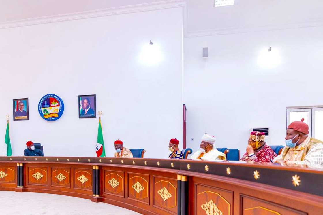 Governor Okowa advocates constitutional role for traditional rulers in Nigeria Governor Okowa advocates constitutional role for traditional rulers in Nigeria