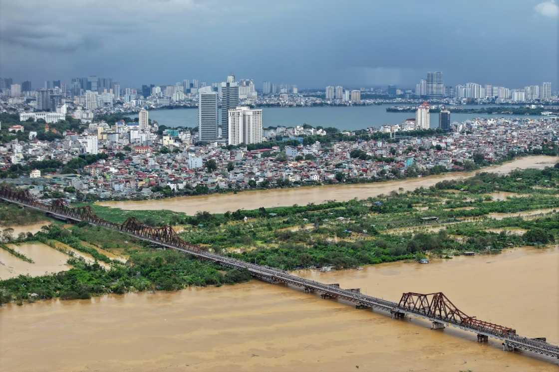 The storm unleashed a torrent of rain across the north, a major production hub for global tech firms such as Samsung and Foxconn The storm unleashed a torrent of rain across the north, a major production hub for global tech firms such as Samsung and Foxconn