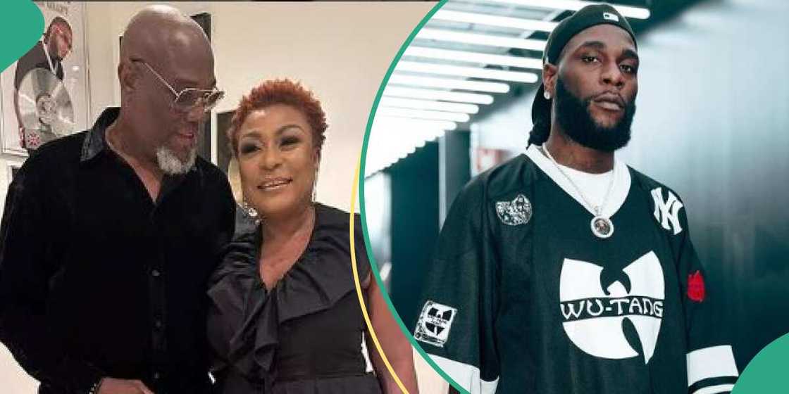 Singer Burna Boy and his parents Singer Burna Boy and his parents