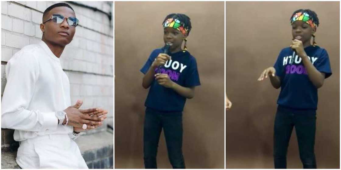 Wizkid’s son Tife wows fans with impressive rap skill in new video Wizkid’s son Tife wows fans with impressive rap skill in new video