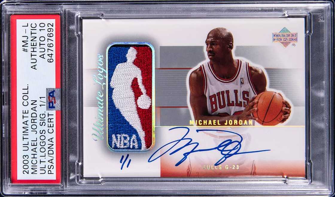 Michael Jordan's rookie card