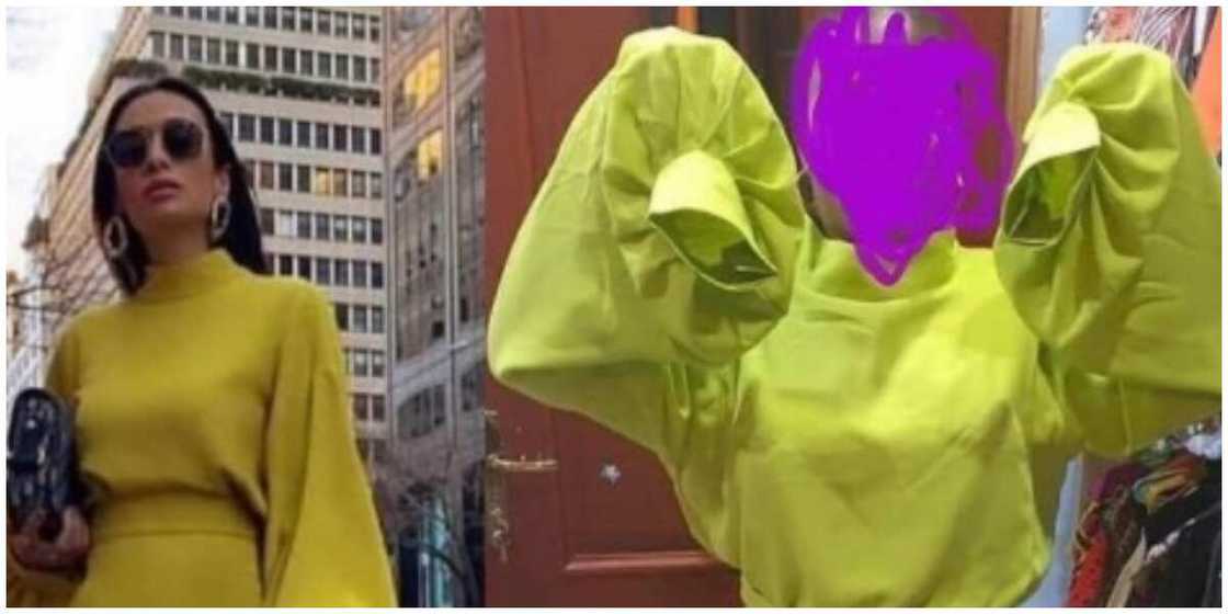 Photo of what a lady ordered and what she got. Photo of what a lady ordered and what she got.