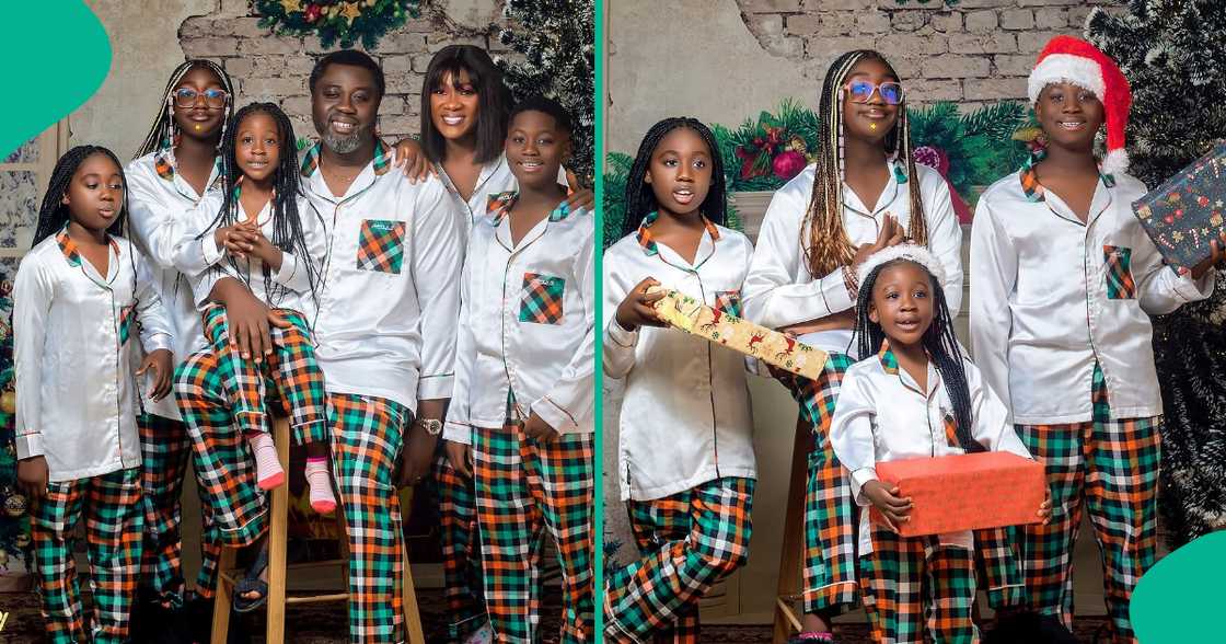 Mercy Johnson share family pictures. Mercy Johnson share family pictures.