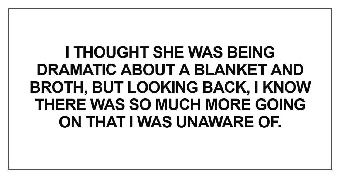 I thought she was being dramatic I thought she was being dramatic