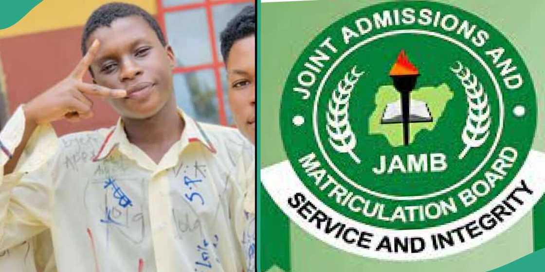 Johnson Nathaniel Oguruma scored 314 in JAMB exam.