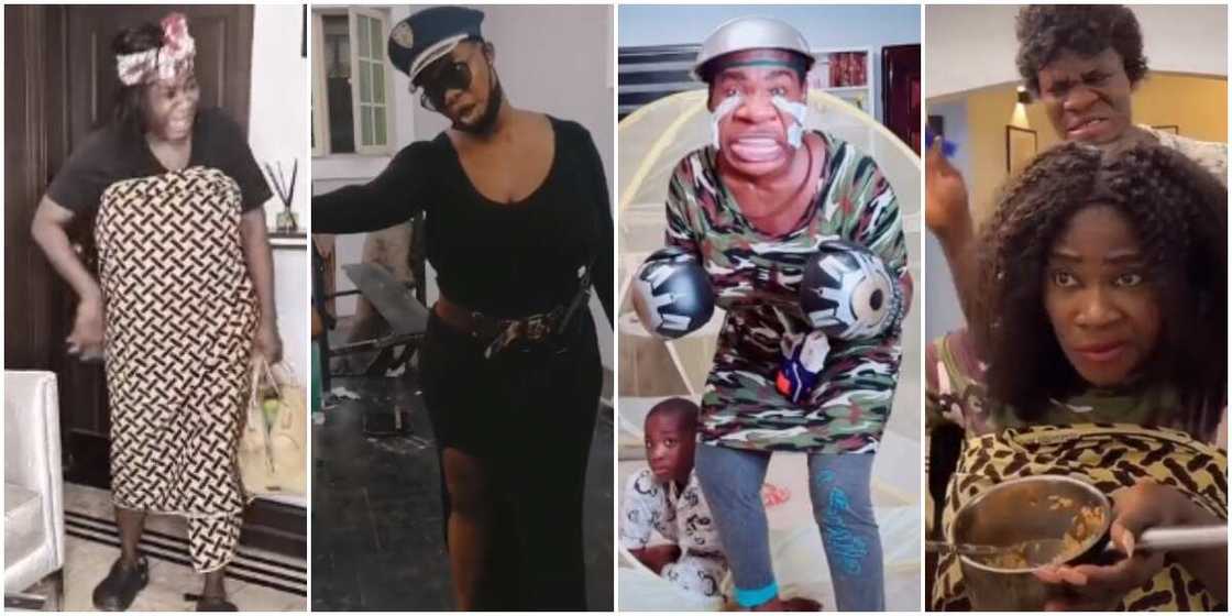 New queen? 8 hilarious TikTok videos of actress Mercy Johnson-Okojie and her kids