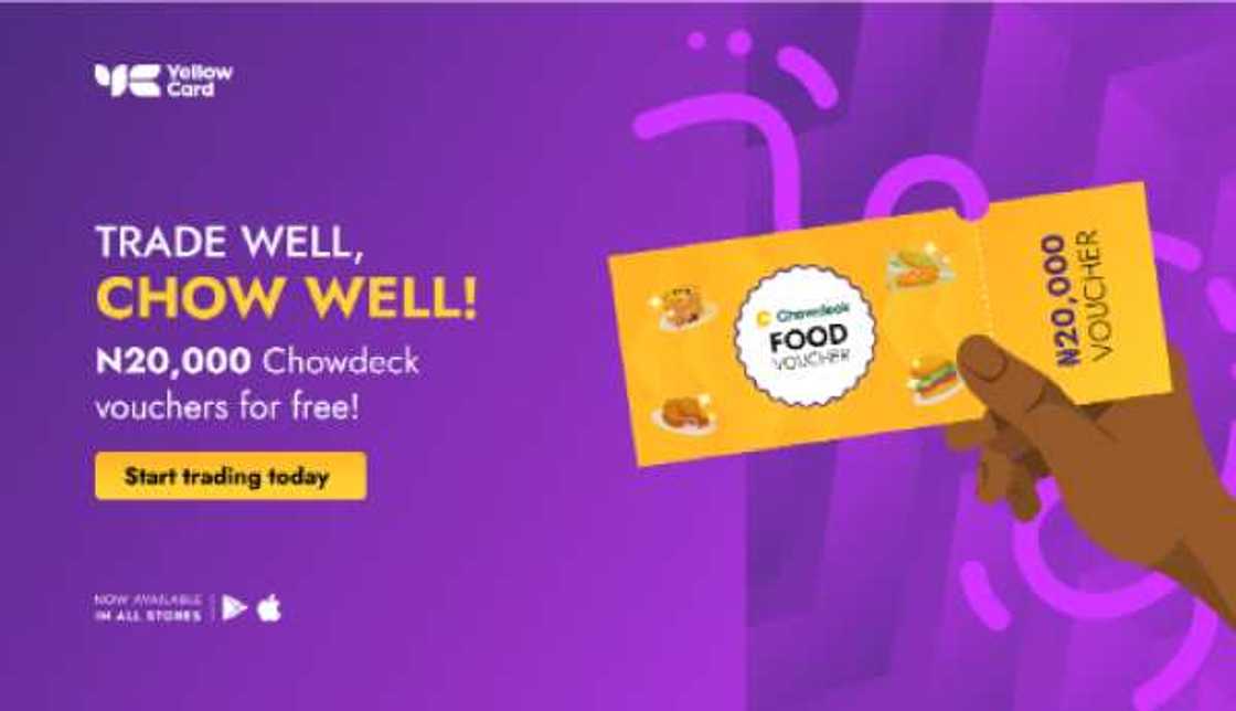 Yellow Card is Gifting 10 Customers N20,000 every week to Buy Food