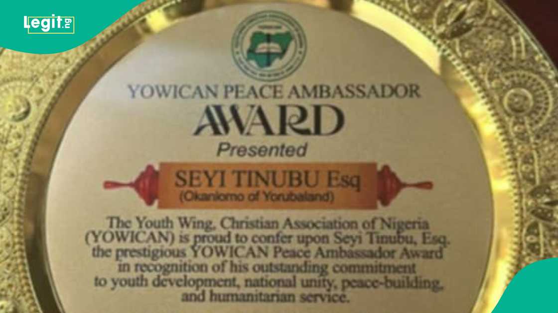 "Let us build a Nigeria where every young person can dream": Seyi Tinubu's call for peace