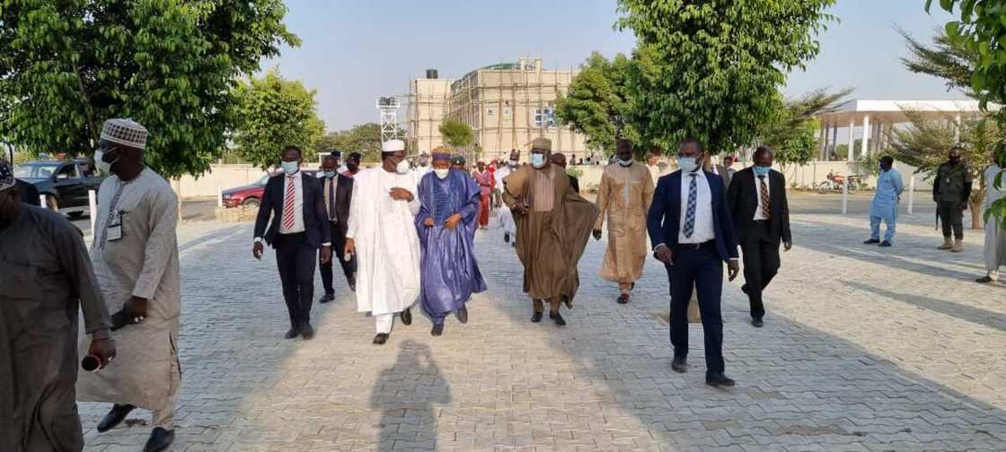 Ganduje Hails Abdulmumin Jibrin for Providing Job Opportunities to 10,000 Youths in Kano Ganduje Hails Abdulmumin Jibrin for Providing Job Opportunities to 10,000 Youths in Kano
