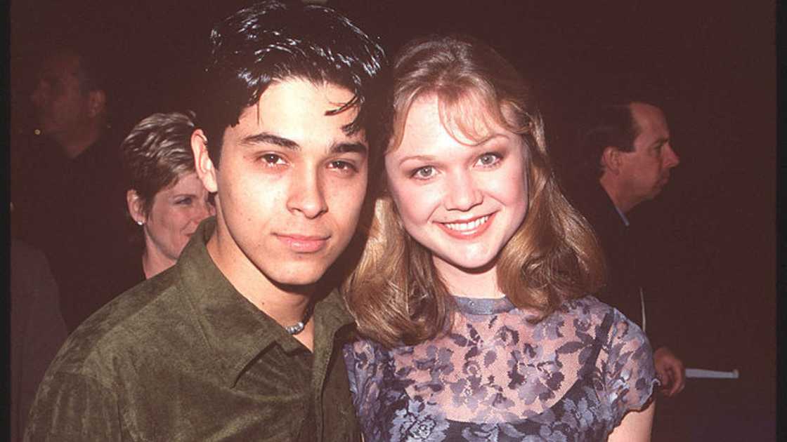 Wilmer Valderrama and Ariana Richards in Hollywood, California, United States.