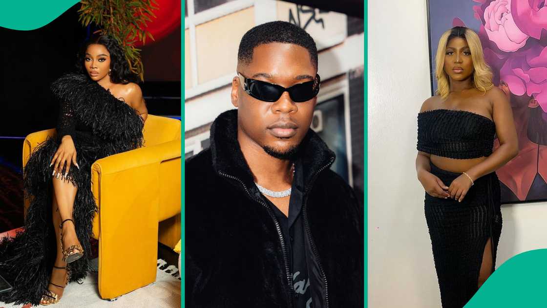 Toke Makinwa drools over Shaun. Toke Makinwa drools over Shaun.