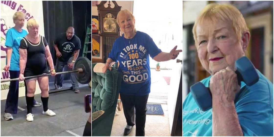 Edith Murway-Traina is still physically active despite being a centenarian. Edith Murway-Traina is still physically active despite being a centenarian.