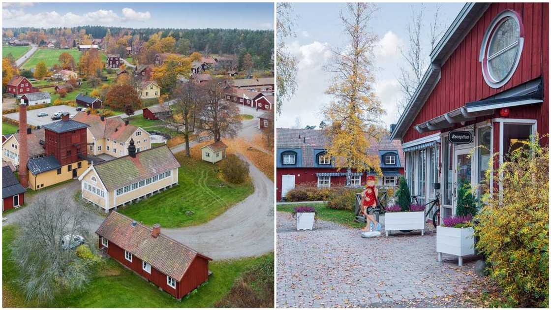 A collage of the village and a closer shot of some of the buildings. Photo source: New York Times