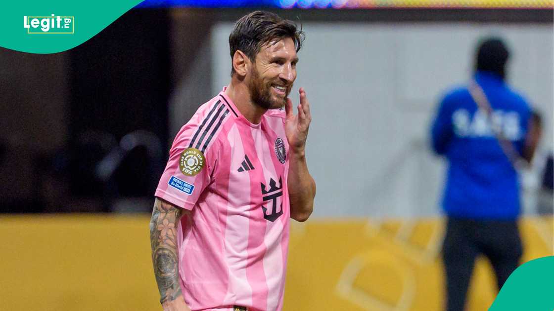 Lionel Messi, Inter Miami, Paris Saint-Germain, Mercedes-Benz Stadium, Atlanta, Georgia, USA, FIFA Club World Cup Lionel Messi, Inter Miami, Paris Saint-Germain, Mercedes-Benz Stadium, Atlanta, Georgia, USA, FIFA Club World Cup