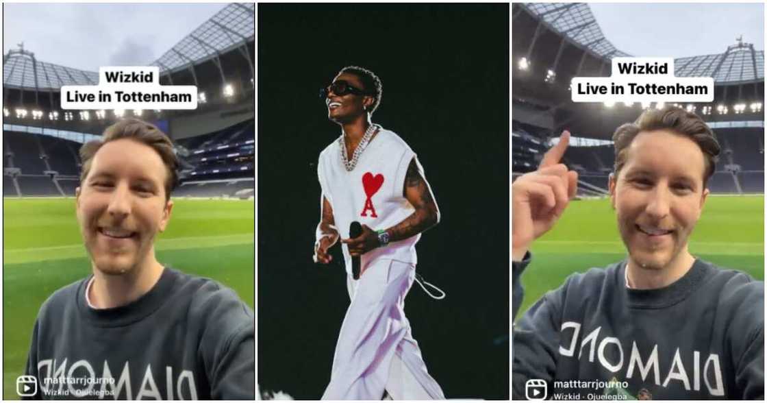 Photos of Wizkid and Oyinbo fan Photos of Wizkid and Oyinbo fan