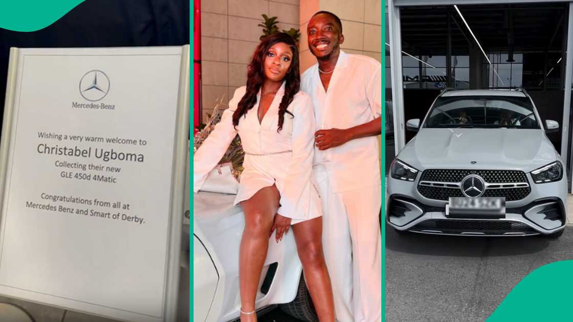 Bovi buys brand new Benz for wife as early birthday gift.