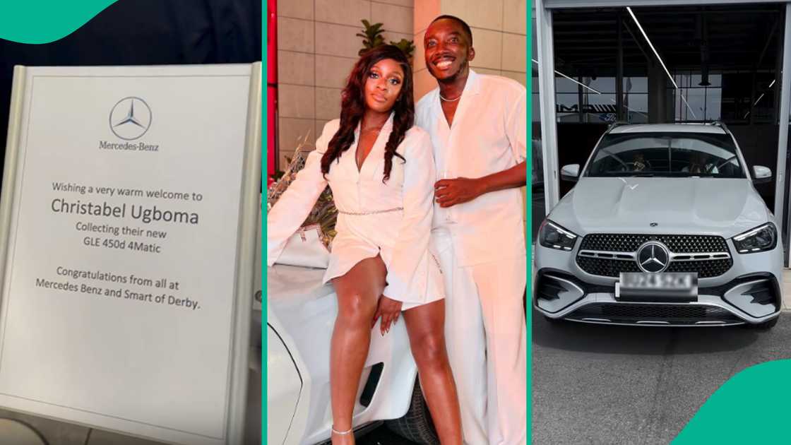 Bovi buys brand new Benz for wife as early birthday gift. Bovi buys brand new Benz for wife as early birthday gift.