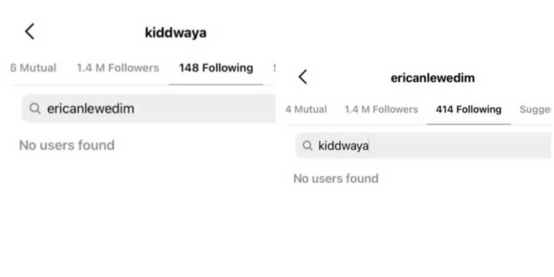 BBNaija drama: Erica, Kiddwaya unfollow one another on Instagram once again BBNaija drama: Erica, Kiddwaya unfollow one another on Instagram once again