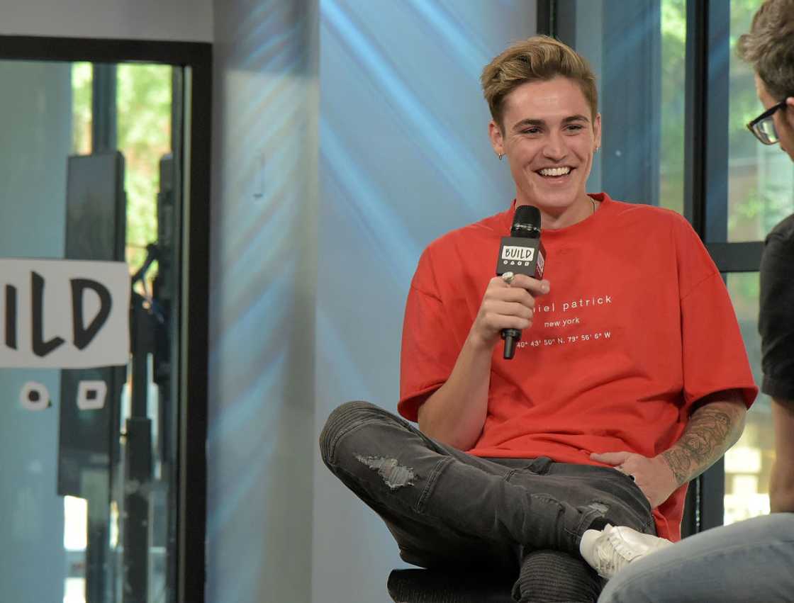Sammy Wilk speaks at a clothing line launch in New York Sammy Wilk speaks at a clothing line launch in New York
