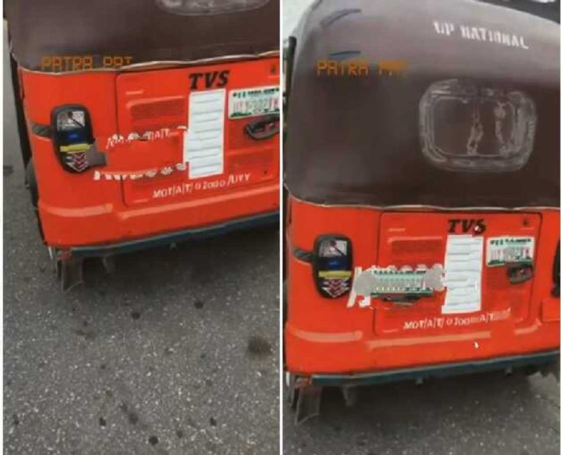 Nigerian lady orders a ride in Uyo and a Keke came to pick her. Nigerian lady orders a ride in Uyo and a Keke came to pick her.