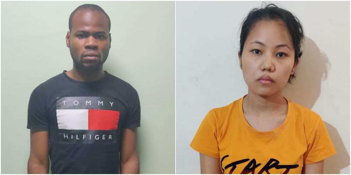 Nigerian man and Indian lover nabbed for posing as British citizens to defraud people Nigerian man and Indian lover nabbed for posing as British citizens to defraud people