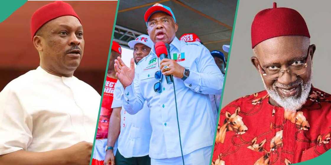 Hope Uzodimma, APC candidate, Samuel Anyanwu PDP, Athan Achonu LP, Samuel Anyanwu PDP Hope Uzodimma, APC candidate, Samuel Anyanwu PDP, Athan Achonu LP, Samuel Anyanwu PDP