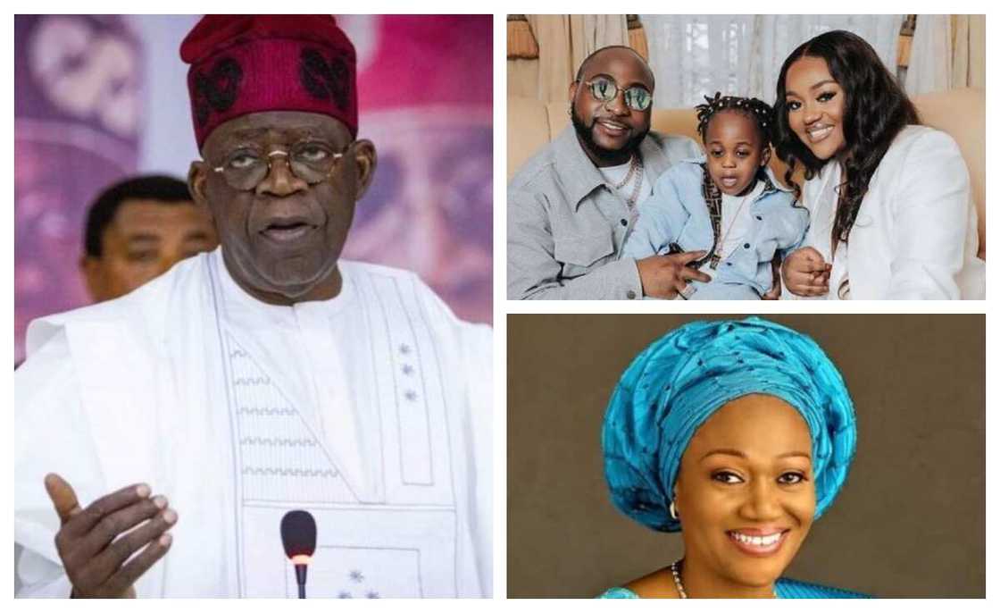 Tinubu, Oluremi, Chioma, Davido, Ifeanyi