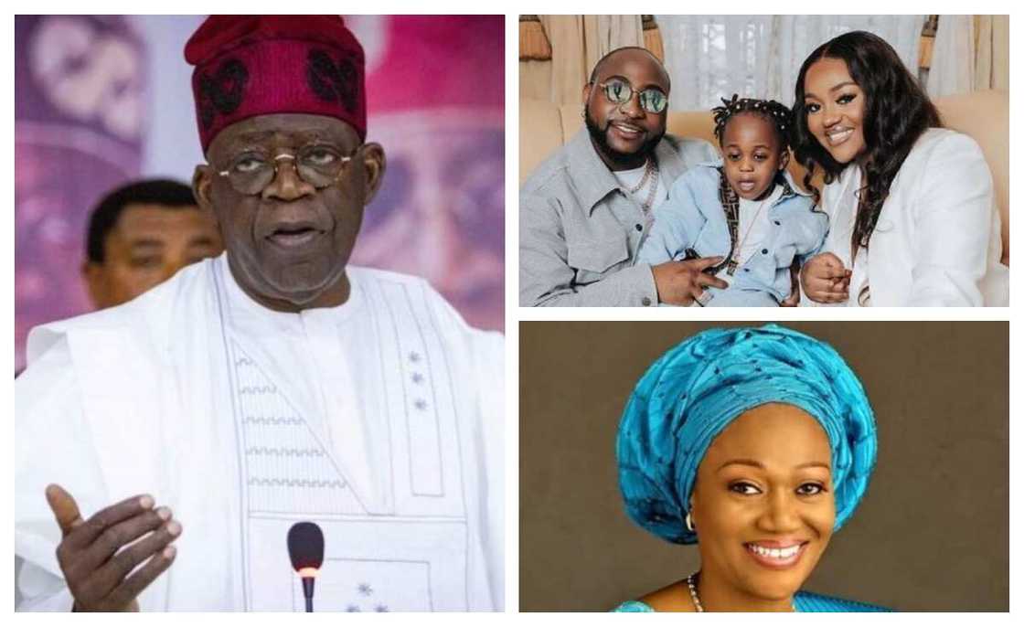 Tinubu, Oluremi, Chioma, Davido, Ifeanyi Tinubu, Oluremi, Chioma, Davido, Ifeanyi