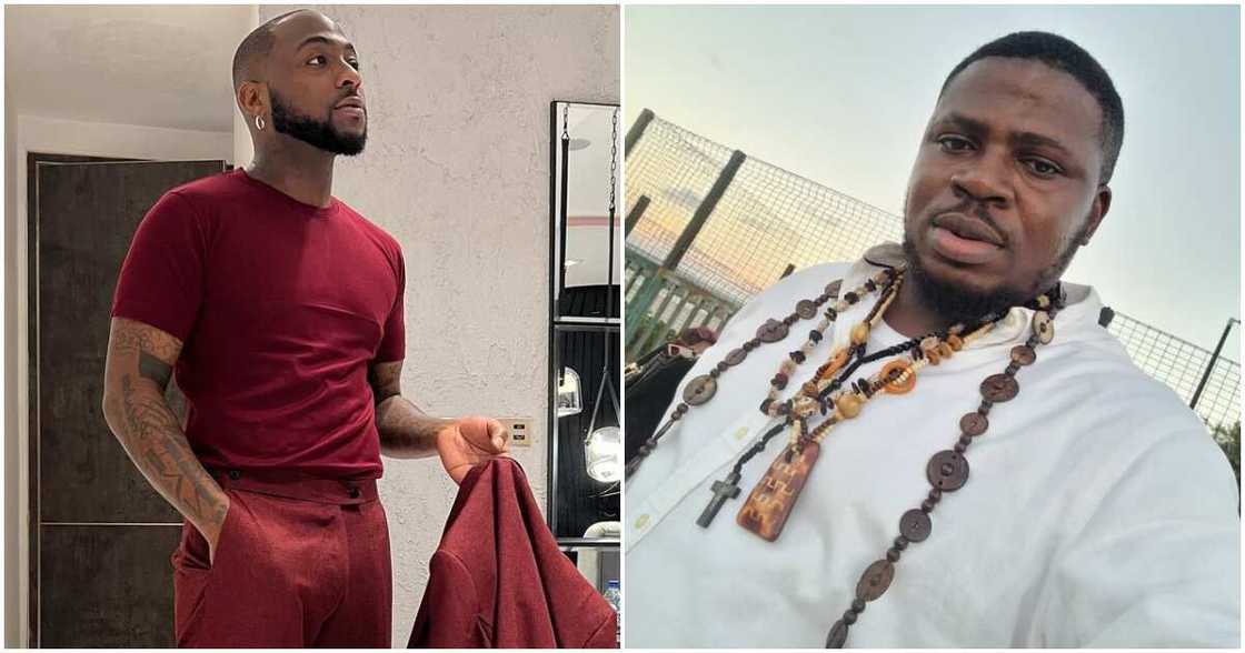 Davido replies Twitter user. Davido replies Twitter user.