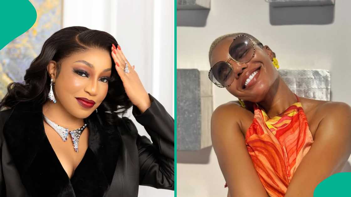 Rita Dominic praises whoever raised Nancy Isime. Rita Dominic praises whoever raised Nancy Isime.
