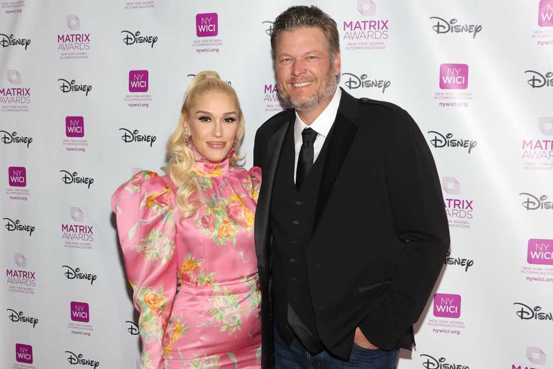 Gwen Stefani and Blake Shelton in New York City. Gwen Stefani and Blake Shelton in New York City.