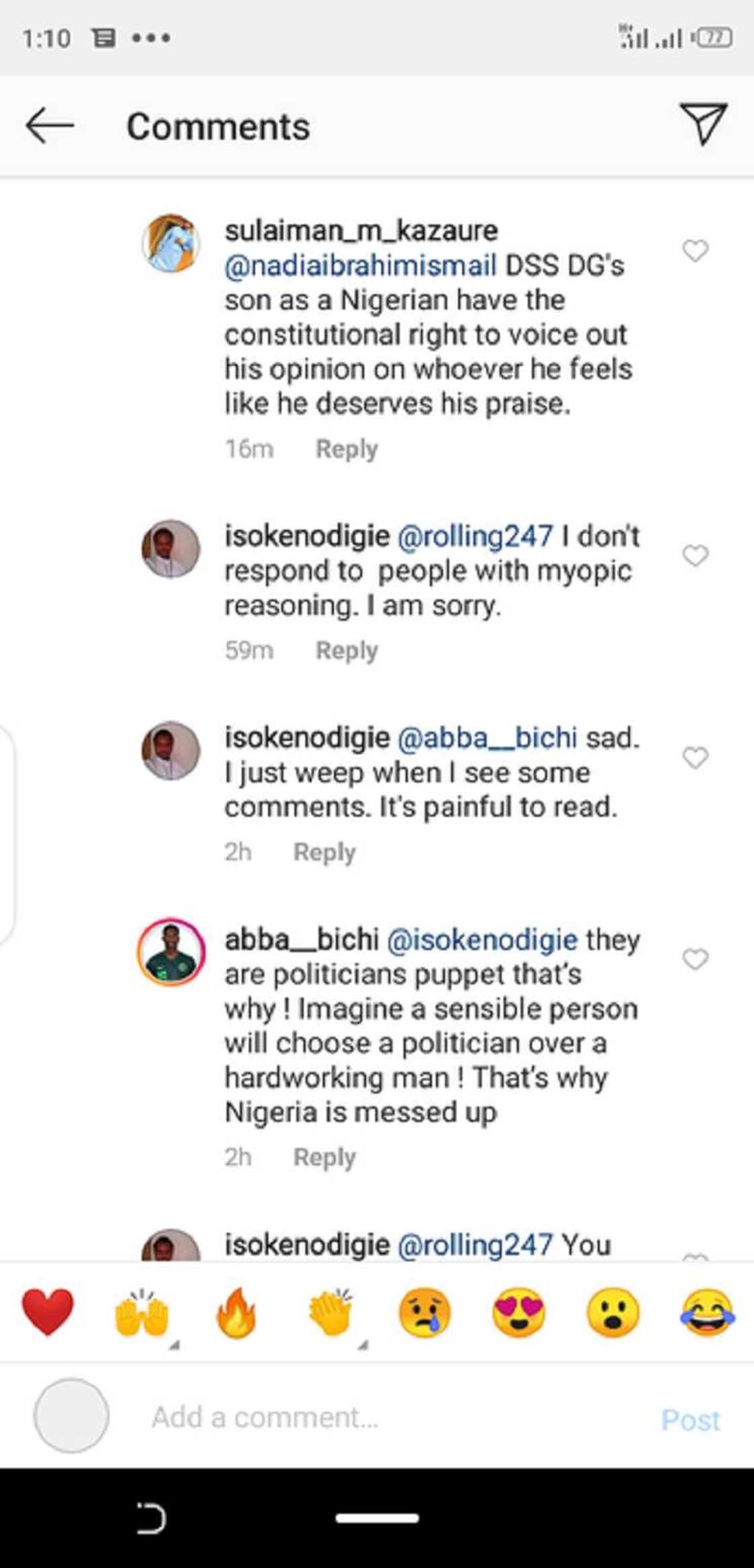 Kamen Obi Cubana: 'Dan DG na DSS ya caccaki EFCC, ya ce "karnukan 'yan siyasa" ne Kamen Obi Cubana: 'Dan DG na DSS ya caccaki EFCC, ya ce "karnukan 'yan siyasa" ne