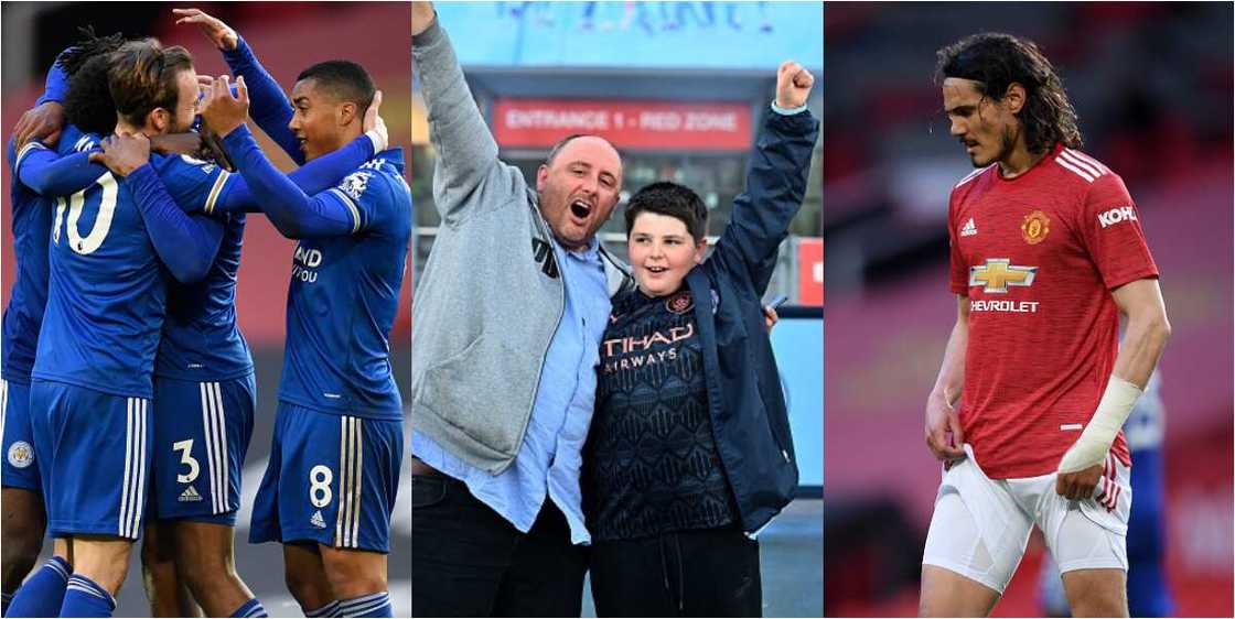 Breaking: Man City crowned champions after Leicester City's away win over Man United at Old Trafford Breaking: Man City crowned champions after Leicester City's away win over Man United at Old Trafford