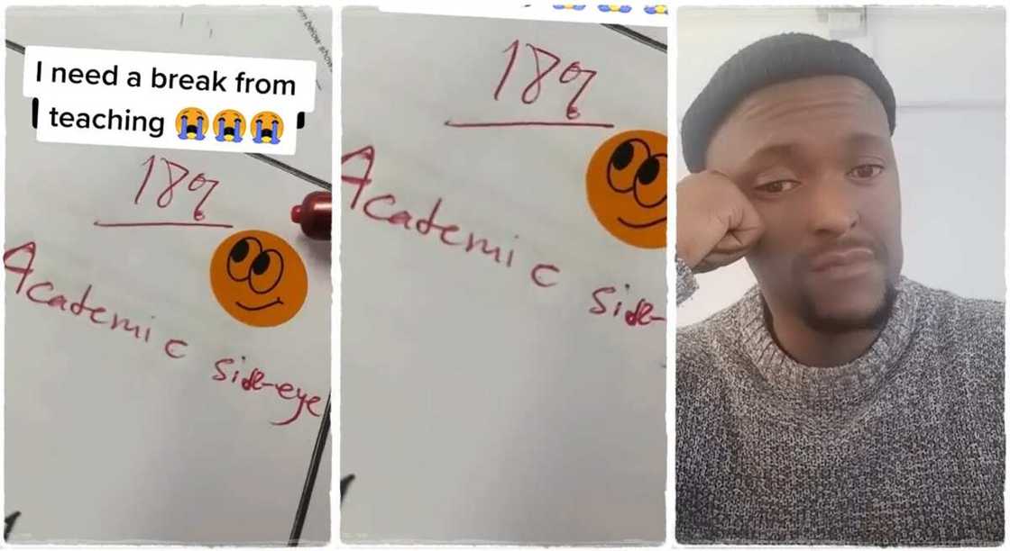 Photos of a teacher who scolded student for performing poorly in his test. Photos of a teacher who scolded student for performing poorly in his test.