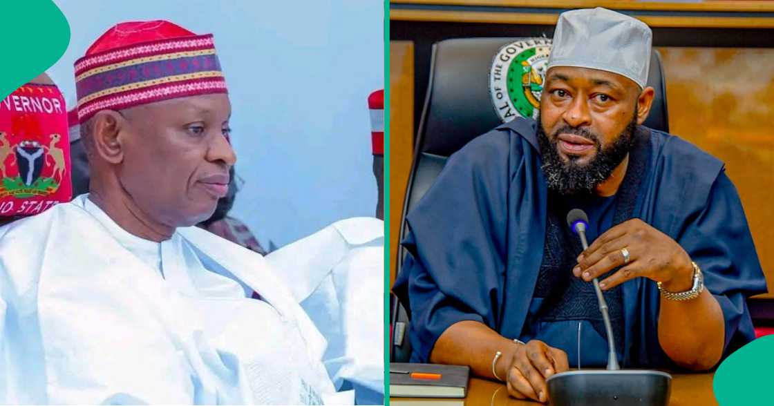 Gwamna Abba da Umaru Bago. Gwamna Abba da Umaru Bago.