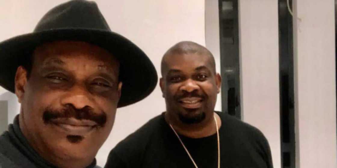 Don Jazzy and Father Don Jazzy and Father