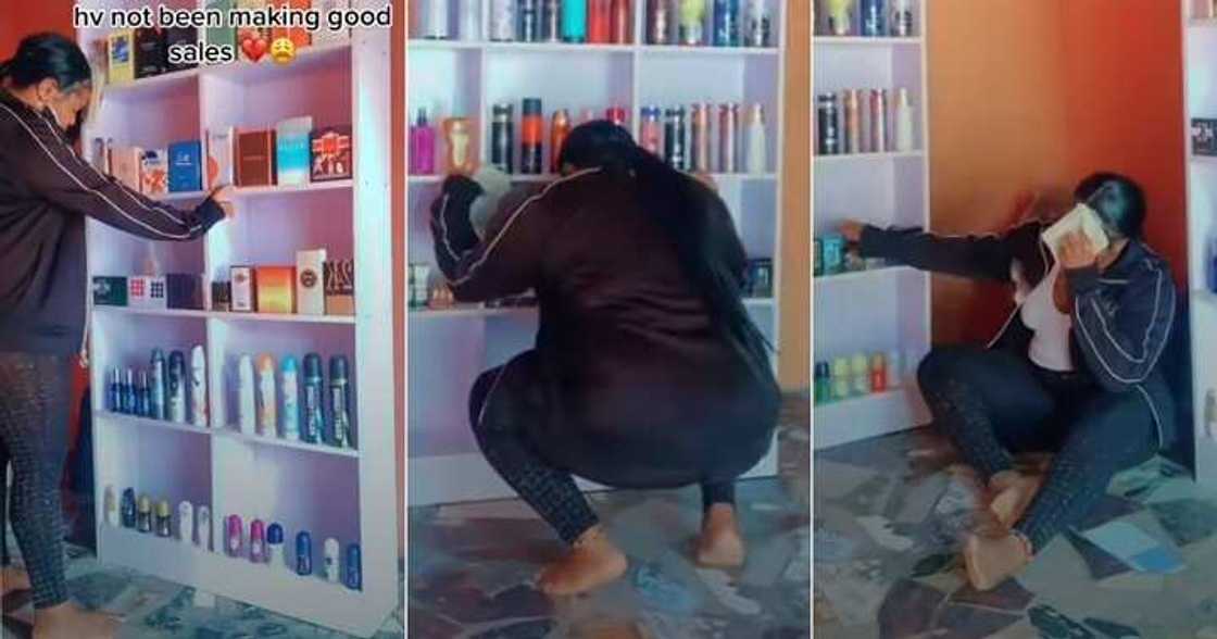 Nigerian businesswoman cries out over low sales Nigerian businesswoman cries out over low sales
