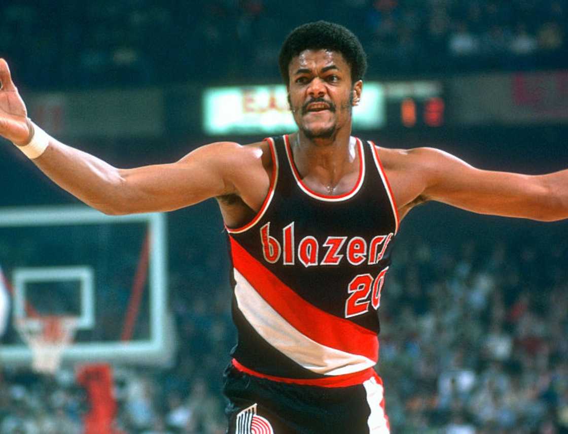 Maurice Lucas in action against the Washington Bullets during an NBA basketball game circa 1978