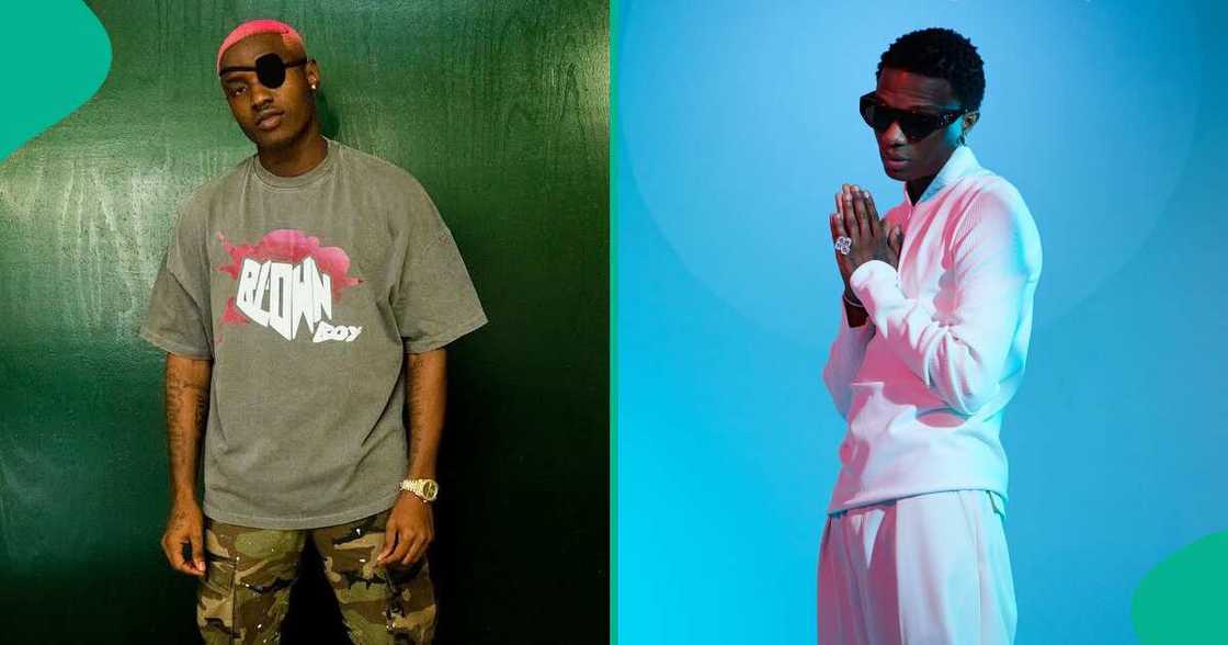 Ruger receives accolades from Wizkid. Ruger receives accolades from Wizkid.