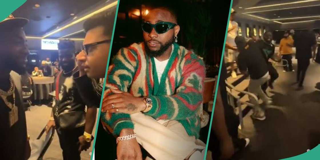 Photos of Davido and a mentalist Photos of Davido and a mentalist