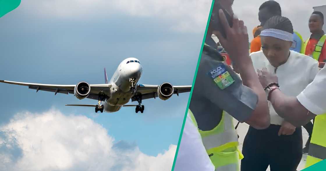 Ibom Air Passenger dragged out of aircraft Ibom Air Passenger dragged out of aircraft