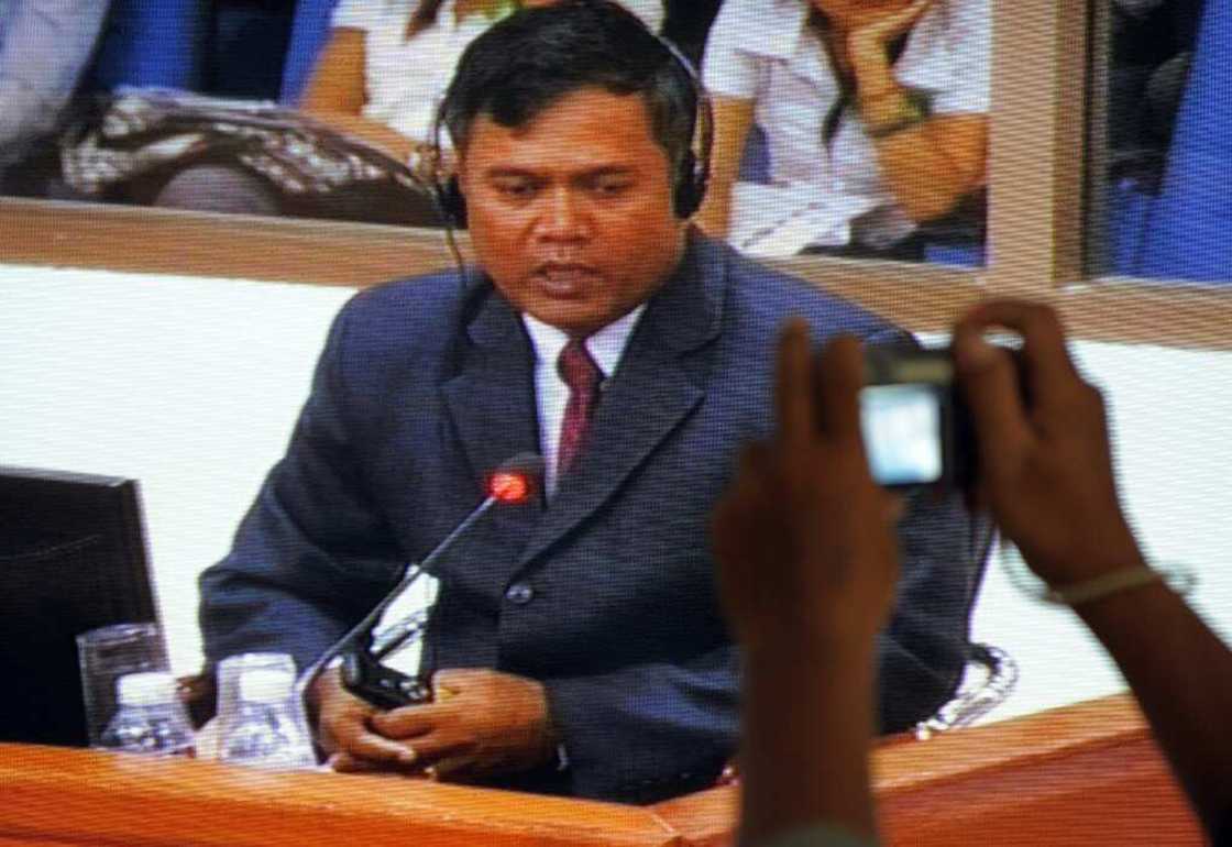 Cambodian psychiatrist Sotheara Chhim, seen here in 2009 during a live broadcast, was among the 2022 winners of the Ramon Magsaysay Award Cambodian psychiatrist Sotheara Chhim, seen here in 2009 during a live broadcast, was among the 2022 winners of the Ramon Magsaysay Award