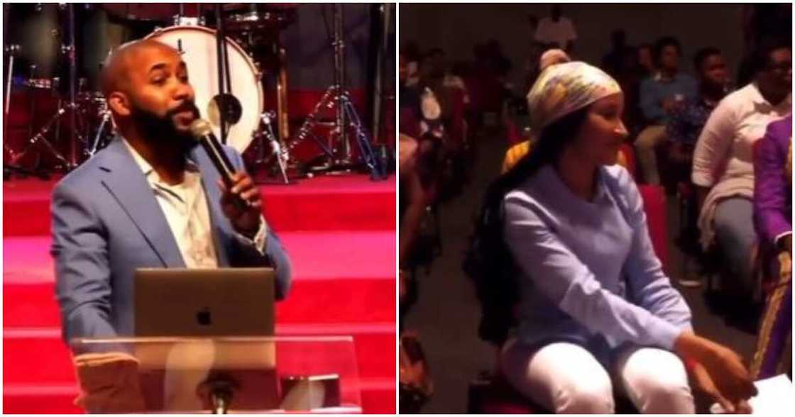 Singer turned pastor Banky W and his wife Adesua Singer turned pastor Banky W and his wife Adesua
