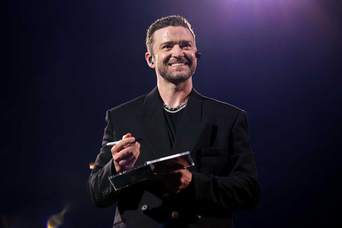 Justin Timberlake performs onstage Justin Timberlake performs onstage