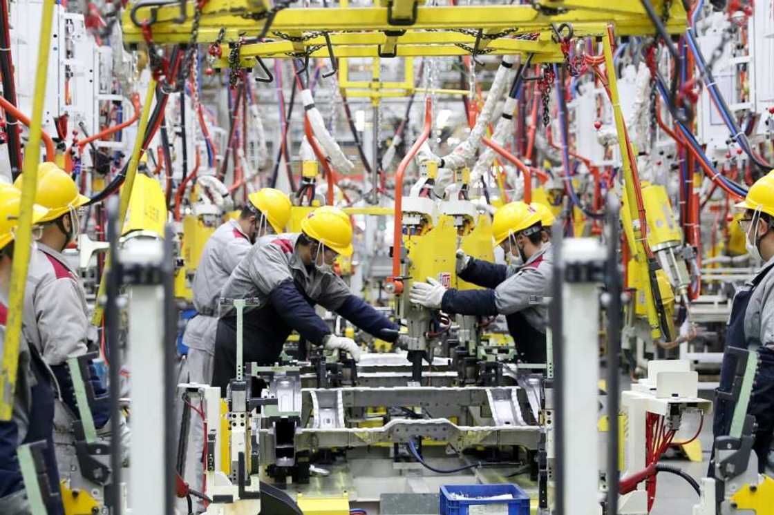 The data release represents China's worst growth figures since a 1.6 contraction in 1976 The data release represents China's worst growth figures since a 1.6 contraction in 1976